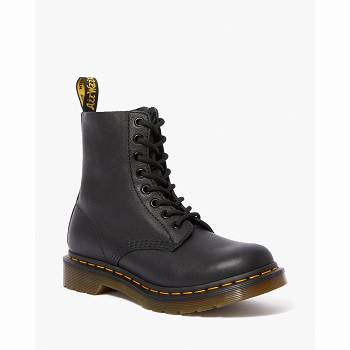 Dr Martens 1460 Pascal Virginia Kožené - Cierne Cizmy Damske, D205SK